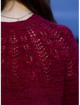 Kit Pomegranate Sweater ~ ChristalK Design
